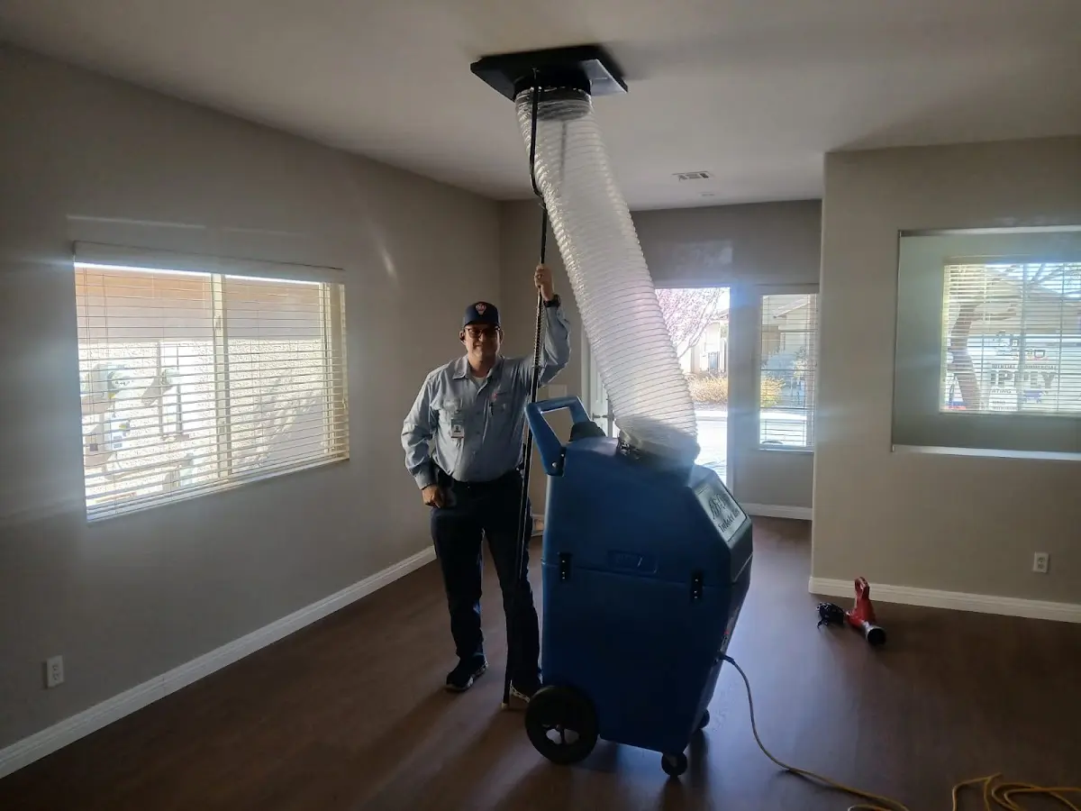 Professional Dryer Vent Cleaning work inside a Delaware home